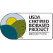 USDA certified biobased product 100% logo